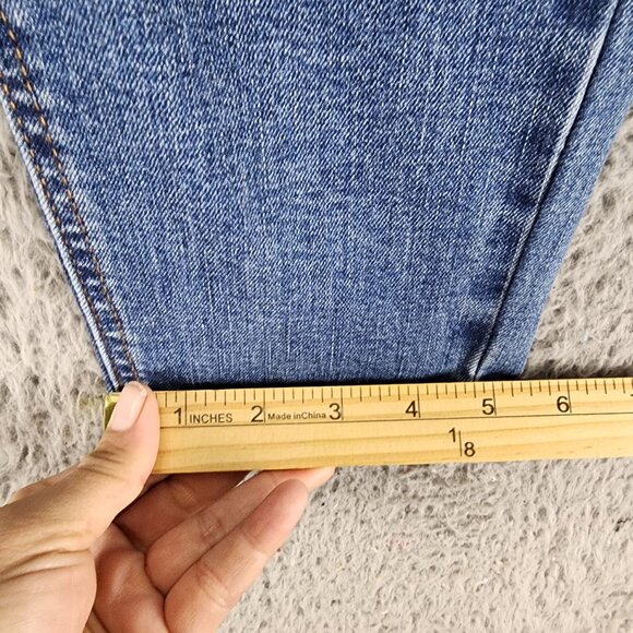 Fashion Nova Jeans Womens 9 Medium Wash Stretch Mid Rise Skinny *GUC* - Picture 9 of 12